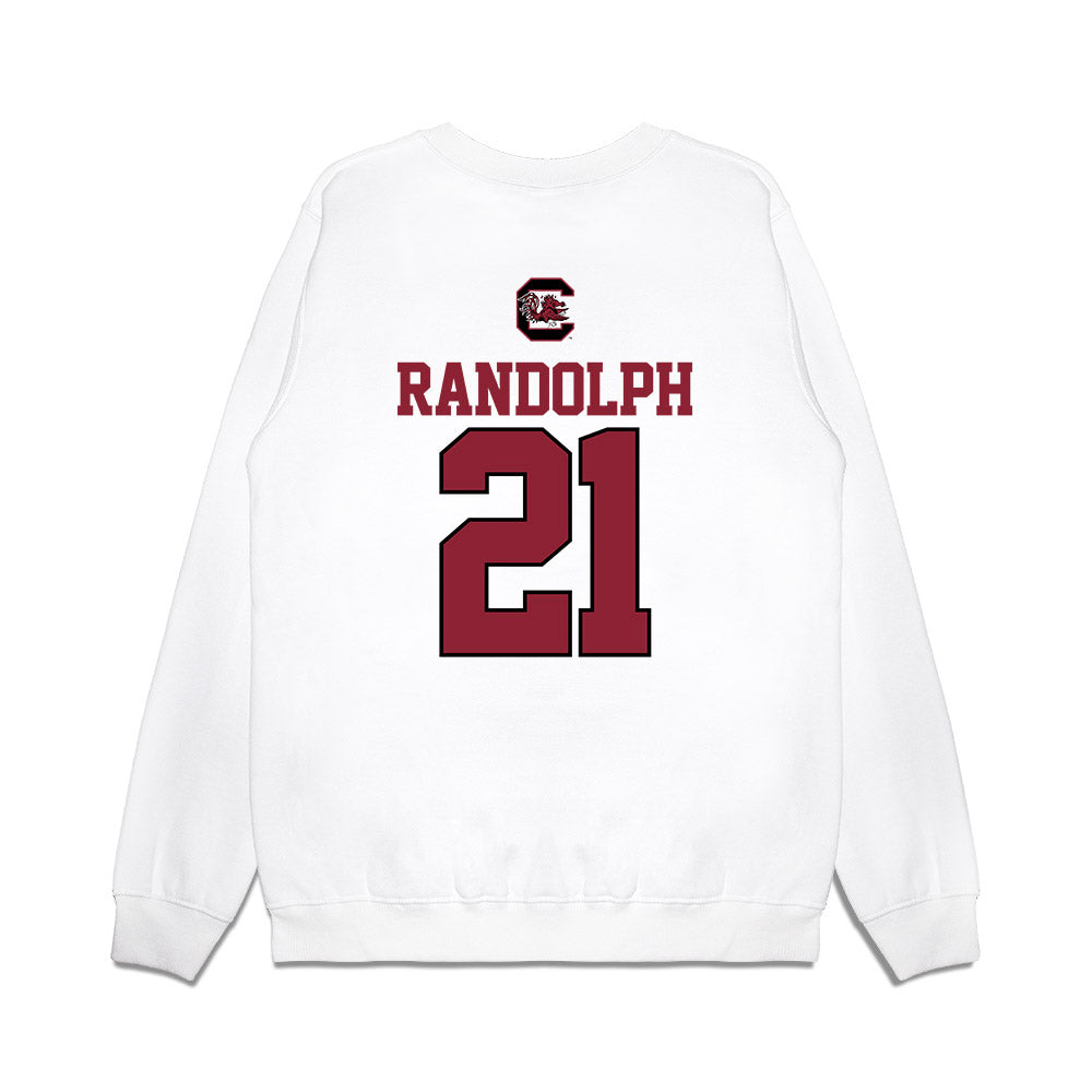 South Carolina - NCAA Baseball : Jake Randolph - USA Premium Crewneck Sweatshirt-1