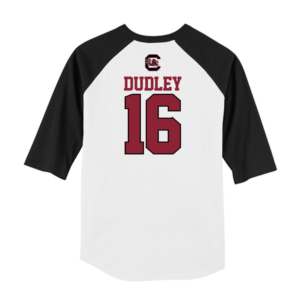 South Carolina - NCAA Baseball : Patrick Dudley - USA Raglan Shirt-1