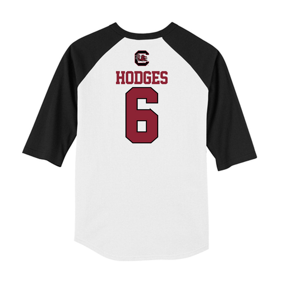 South Carolina - NCAA Baseball : Bradley Hodges - USA Raglan Shirt-1