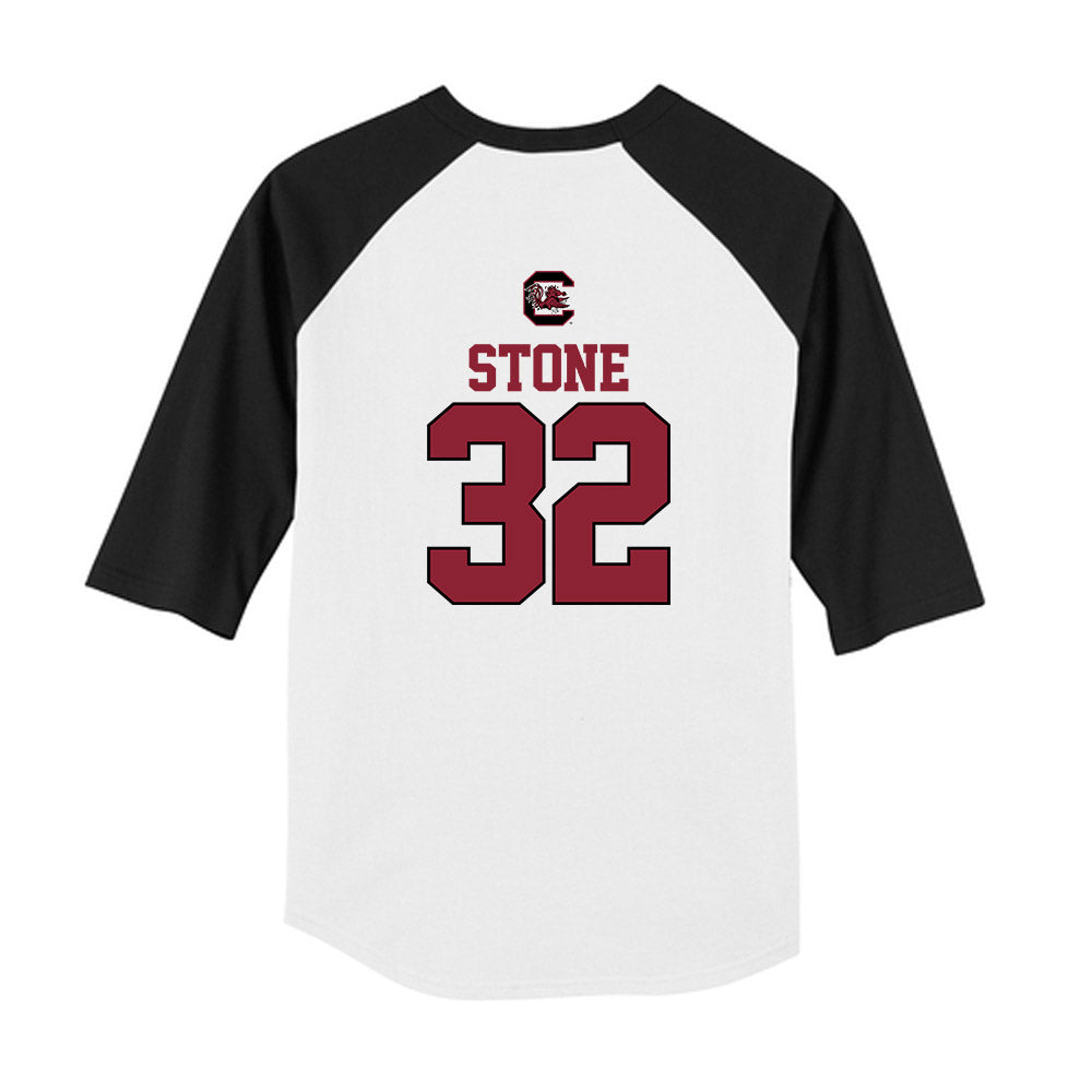 South Carolina - NCAA Baseball : Brandon Stone - USA Youth Raglan T-Shirt-1