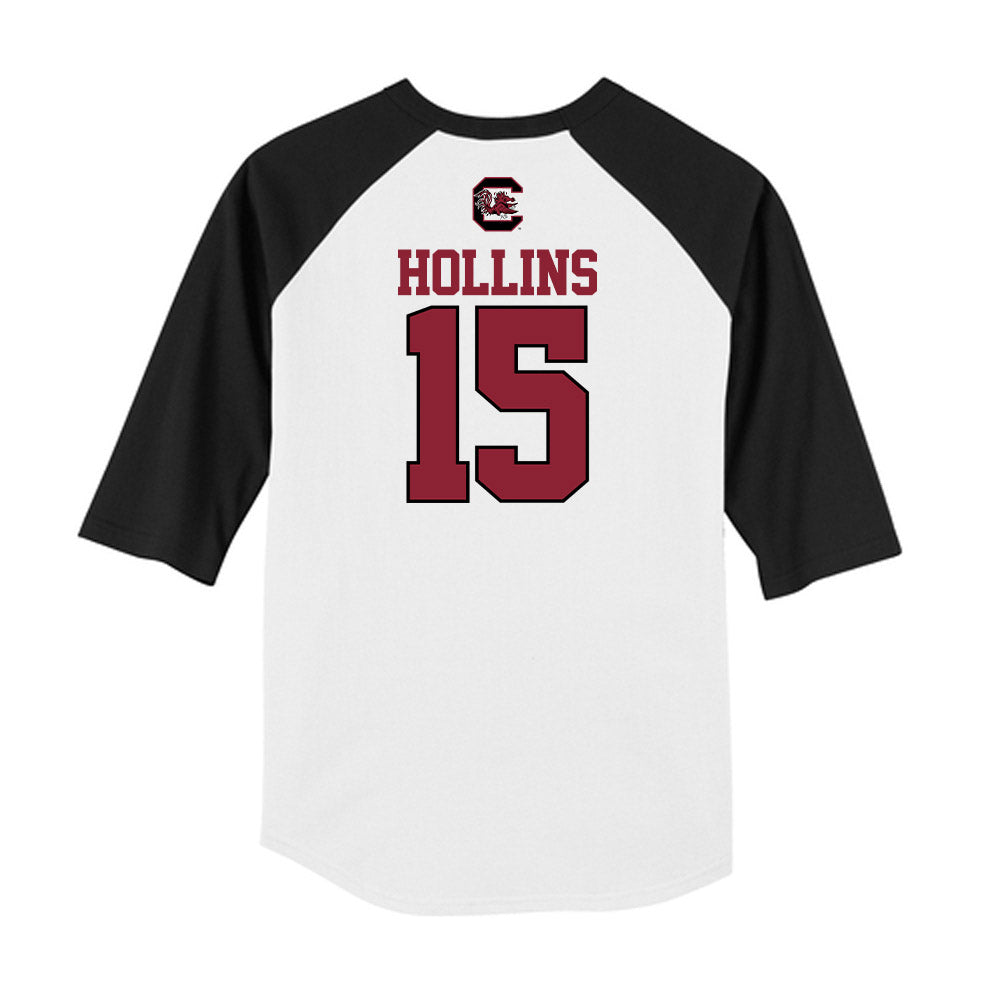 South Carolina - NCAA Baseball : Beau Hollins - USA Raglan Shirt-1