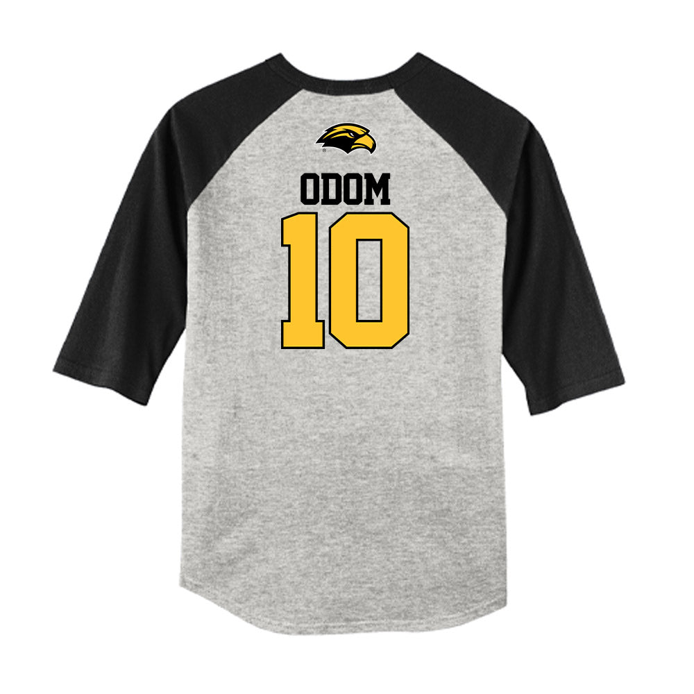 Southern Miss - NCAA Baseball : Lawson Odom - USA Raglan Shirt-1