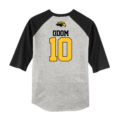 Southern Miss - NCAA Baseball : Lawson Odom - USA Raglan Shirt-1