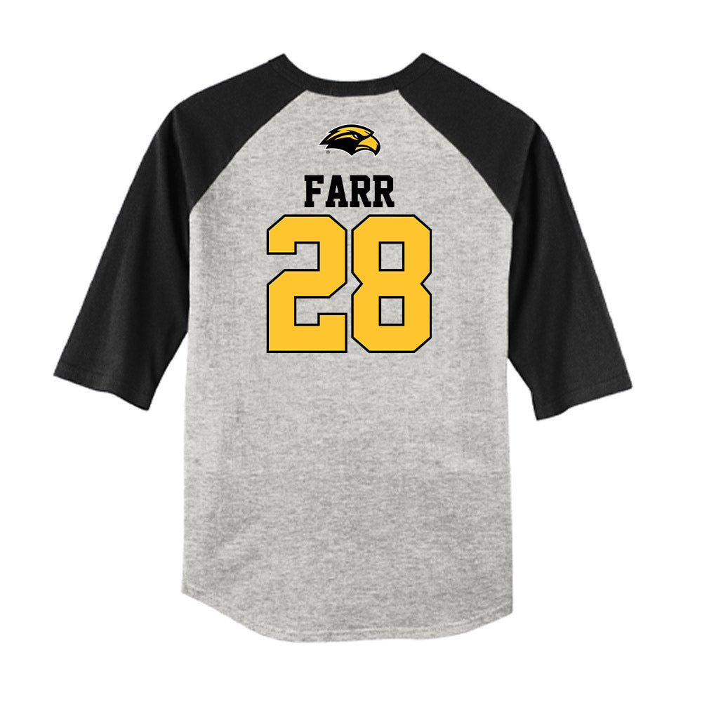 Southern Miss - NCAA Baseball : KL Farr - USA Raglan Shirt-1