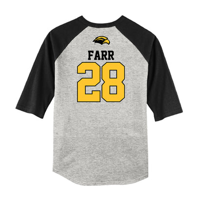 Southern Miss - NCAA Baseball : KL Farr - USA Raglan Shirt-1