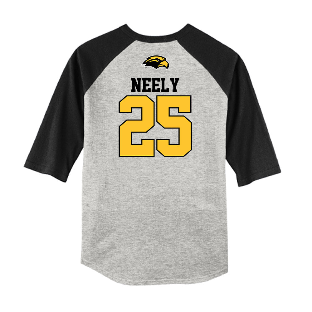Southern Miss - NCAA Baseball : Jake Neely - USA Raglan Shirt-1