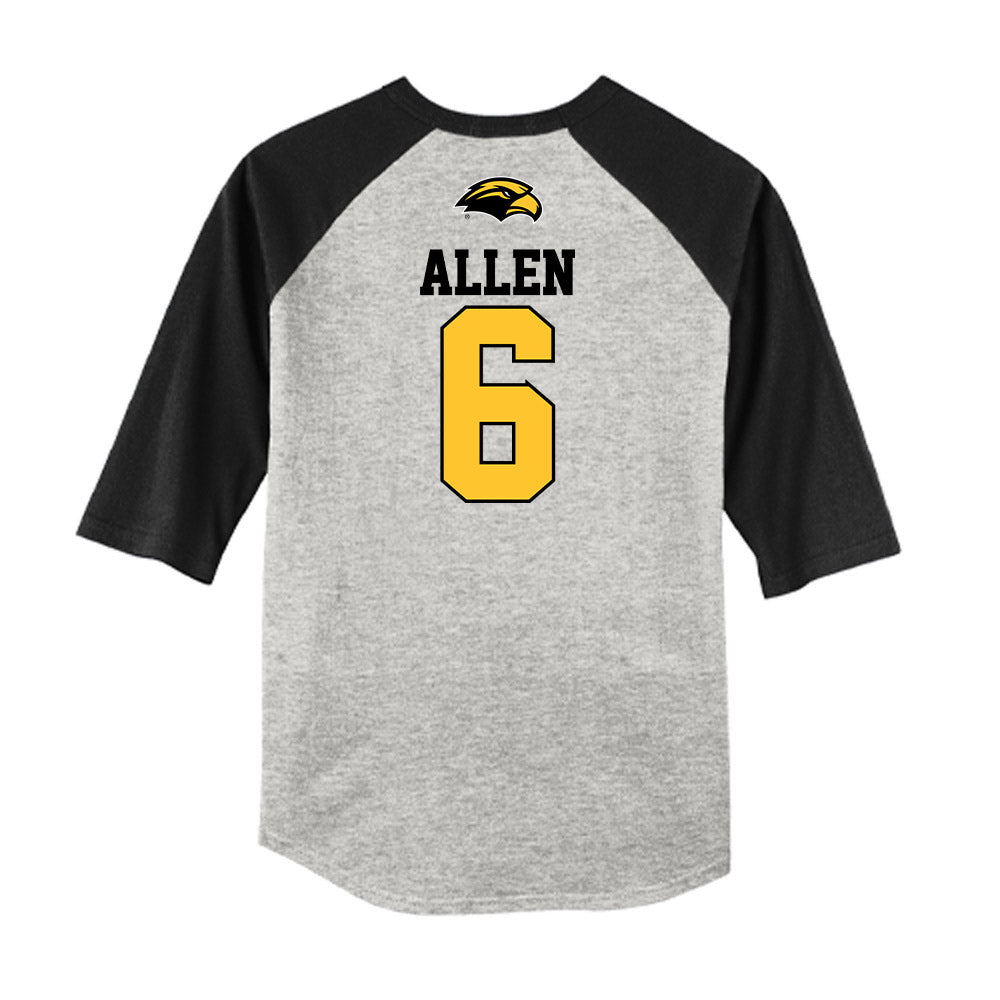 Southern Miss - NCAA Baseball : Colby Allen - USA Raglan Shirt-1