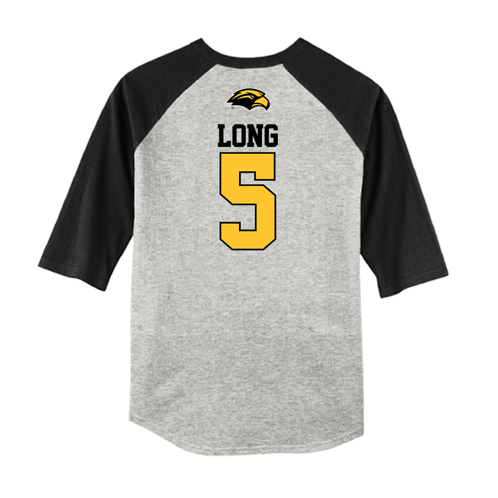 Southern Miss - NCAA Baseball : Ty Long - USA Raglan Shirt-1