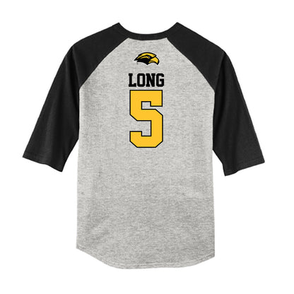 Southern Miss - NCAA Baseball : Ty Long - USA Raglan Shirt-1
