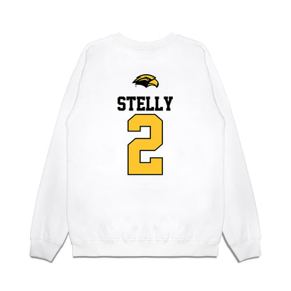Southern Miss - NCAA Baseball : Caleb Stelly - USA Premium Crewneck Sweatshirt-1