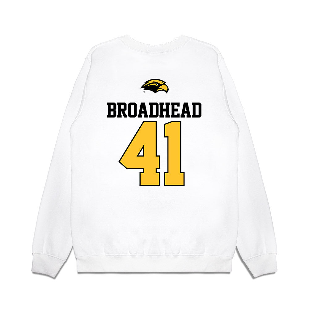 Southern Miss - NCAA Baseball : Teague Broadhead - USA Premium Crewneck Sweatshirt-1