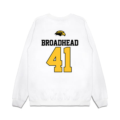 Southern Miss - NCAA Baseball : Teague Broadhead - USA Premium Crewneck Sweatshirt-1