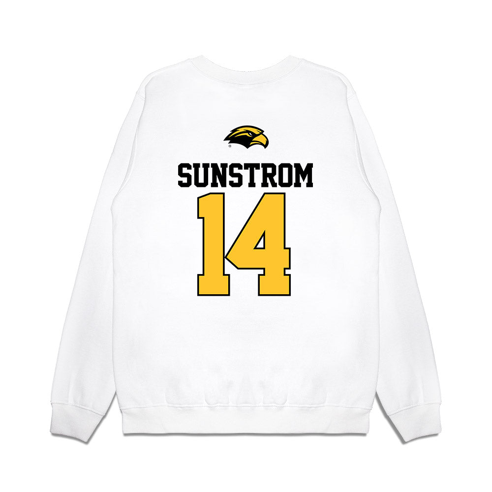 Southern Miss - NCAA Baseball : Camden Sunstrom - USA Premium Crewneck Sweatshirt-1