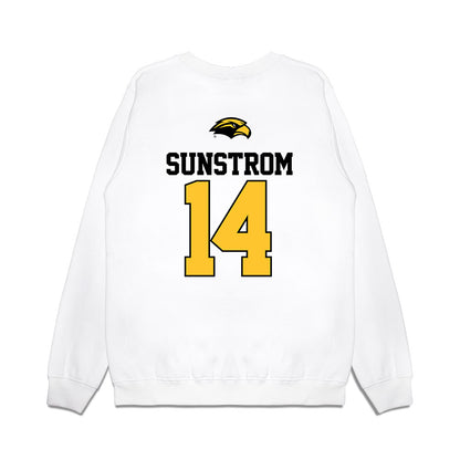 Southern Miss - NCAA Baseball : Camden Sunstrom - USA Premium Crewneck Sweatshirt-1