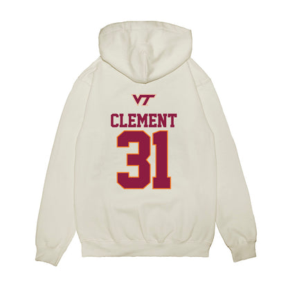 Virginia Tech - NCAA Baseball : Madden Clement - USA Premium Hooded Sweatshirt-1