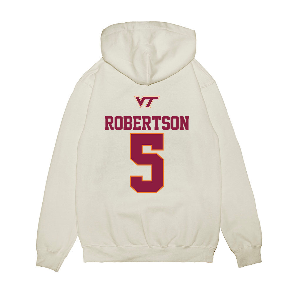 Virginia Tech - NCAA Baseball : Aiden Robertson - USA Premium Hooded Sweatshirt-1