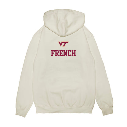 Virginia Tech - NCAA Baseball : Anderson French - USA Premium Hooded Sweatshirt-1