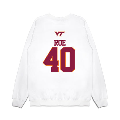 Virginia Tech - NCAA Baseball : Brody Roe - USA Premium Crewneck Sweatshirt-1