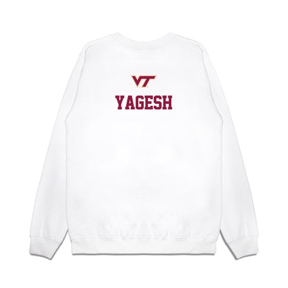 Virginia Tech - NCAA Baseball : Brendan Yagesh - USA Premium Crewneck Sweatshirt-1