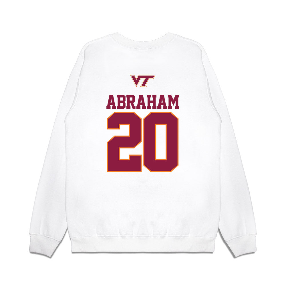 Virginia Tech - NCAA Baseball : Nic Abraham - USA Premium Crewneck Sweatshirt-1