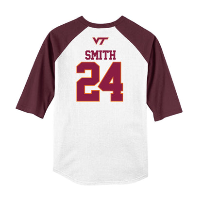 Virginia Tech - NCAA Baseball : Peyton Smith - USA Raglan Shirt-1