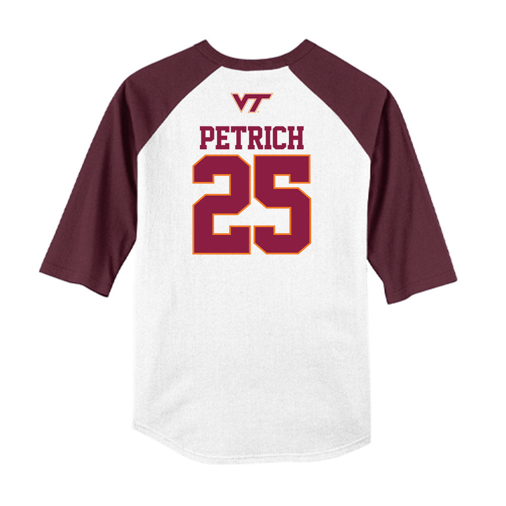 Virginia Tech - NCAA Baseball : Owen Petrich - USA Raglan Shirt-1