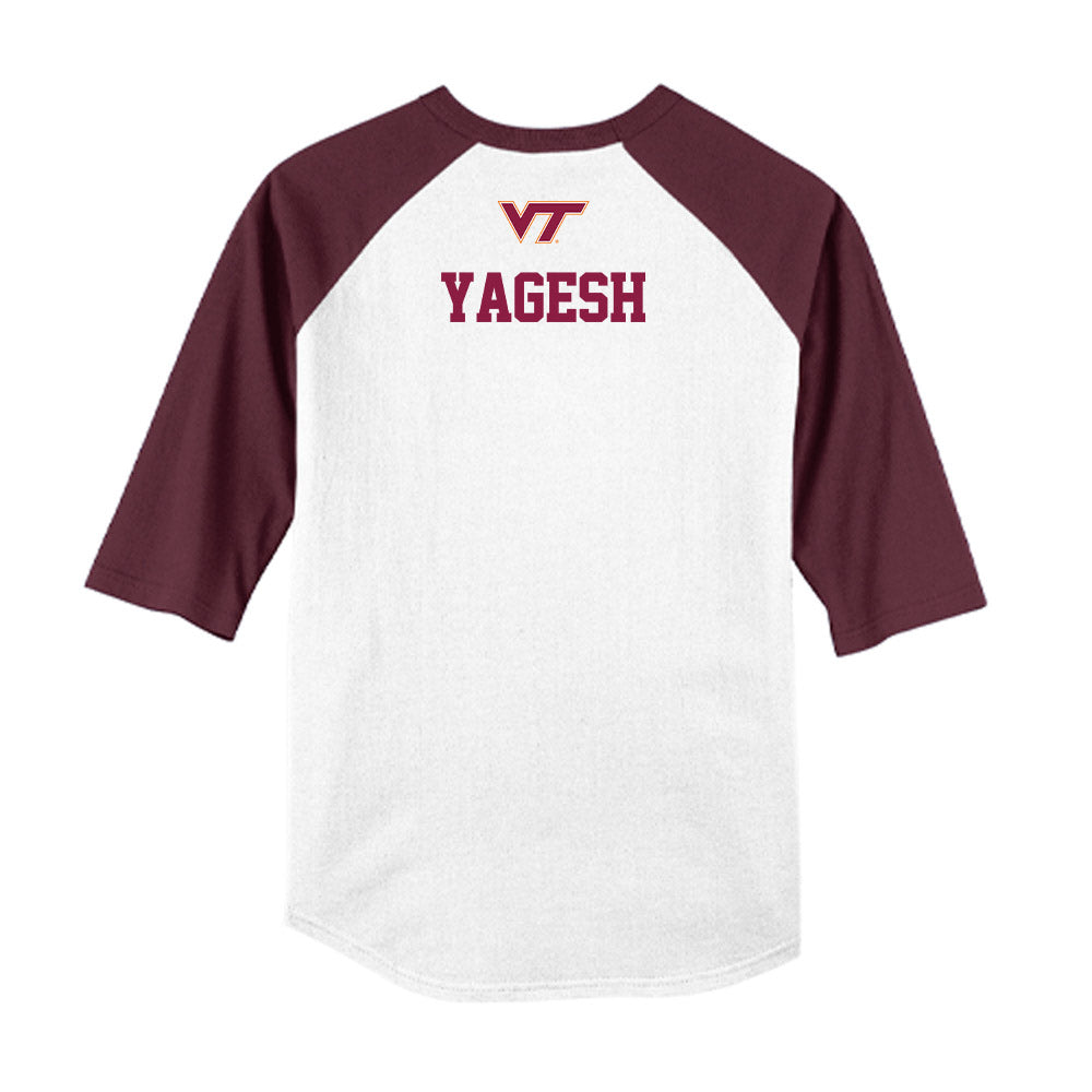 Virginia Tech - NCAA Baseball : Brendan Yagesh - USA Raglan Shirt-1