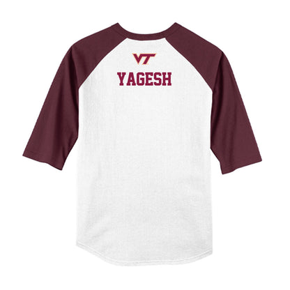 Virginia Tech - NCAA Baseball : Brendan Yagesh - USA Raglan Shirt-1