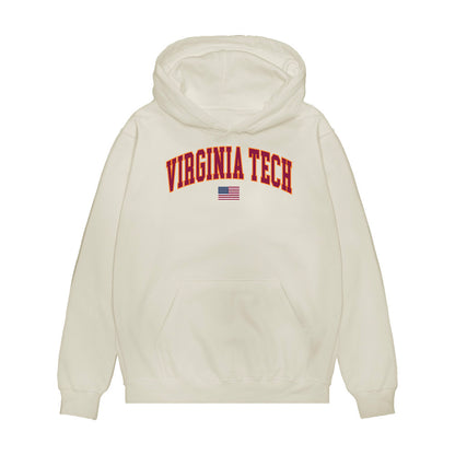 Virginia Tech - NCAA Baseball : Nick Locurto - USA Premium Hooded Sweatshirt-0