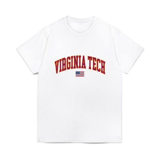Virginia Tech - NCAA Baseball : Aimon Chandler - USA Comfort Colors T-Shirt-0