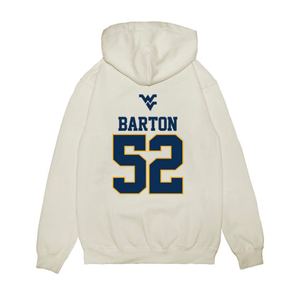 West Virginia - NCAA Baseball : Slade Barton - USA Raglan Premium Hooded Sweatshirt-1