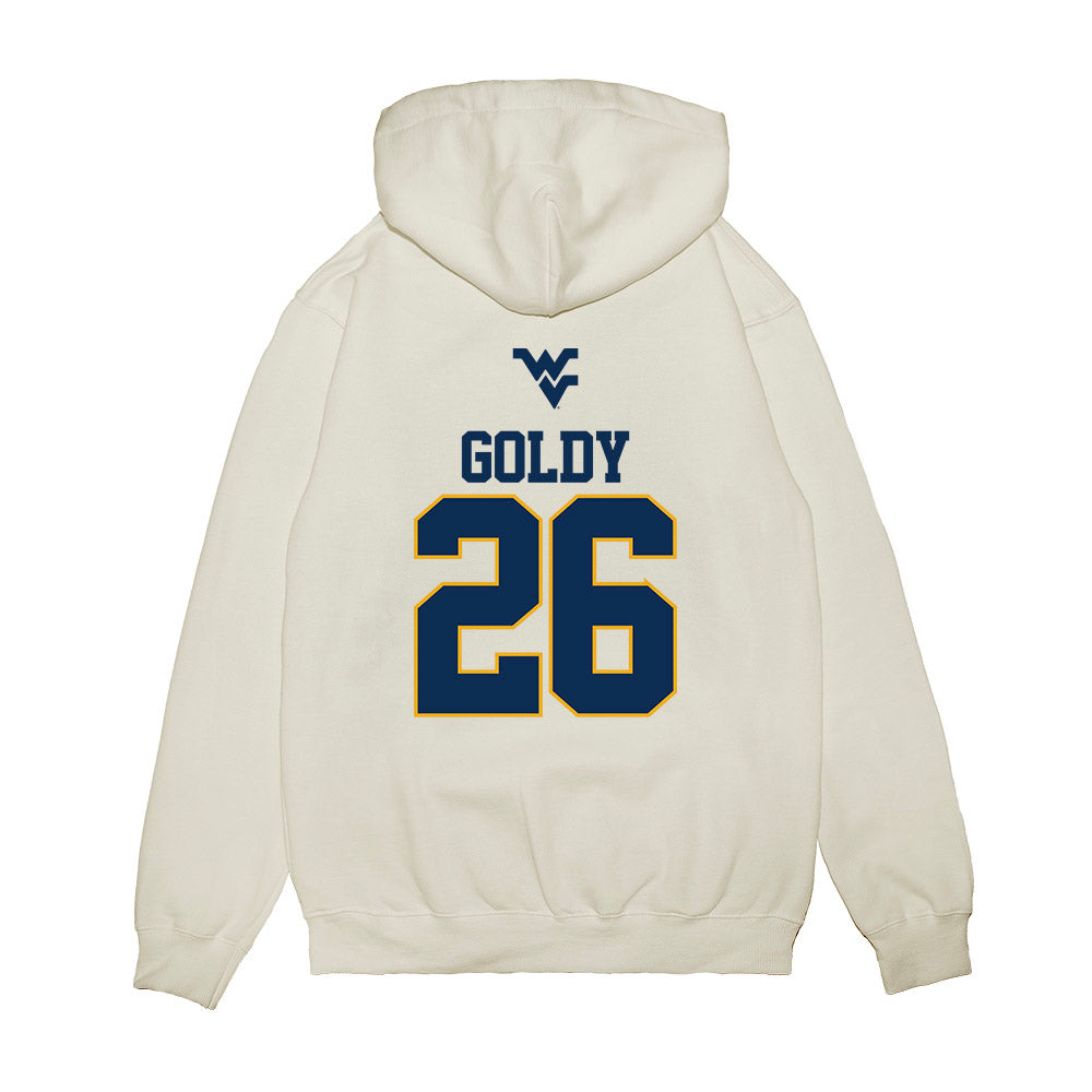 West Virginia - NCAA Baseball : Sean Goldy - USA Raglan Premium Hooded Sweatshirt-1