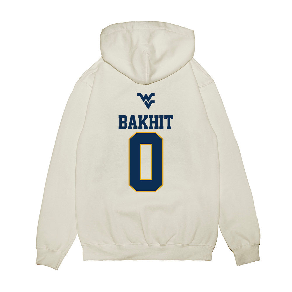 West Virginia - NCAA Baseball : Jaden Bakhit - USA Raglan Premium Hooded Sweatshirt-1