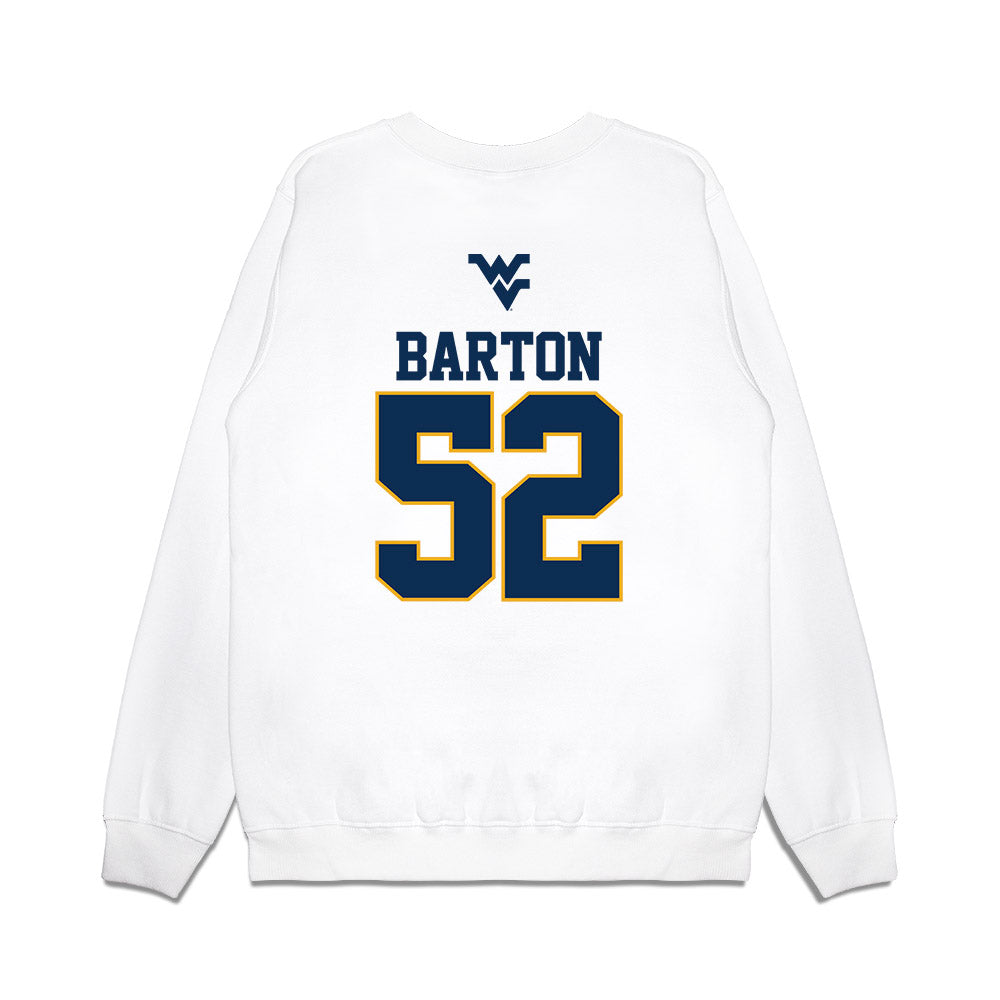 West Virginia - NCAA Baseball : Slade Barton - USA Raglan Premium Crewneck Sweatshirt-1