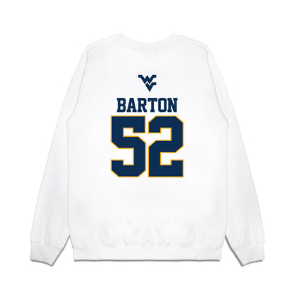 West Virginia - NCAA Baseball : Slade Barton - USA Raglan Premium Crewneck Sweatshirt-1