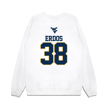 West Virginia - NCAA Baseball : Creed Erdos - USA Raglan Premium Crewneck Sweatshirt-1