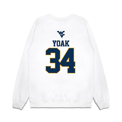 West Virginia - NCAA Baseball : Bryant Yoak - USA Raglan Premium Crewneck Sweatshirt-1