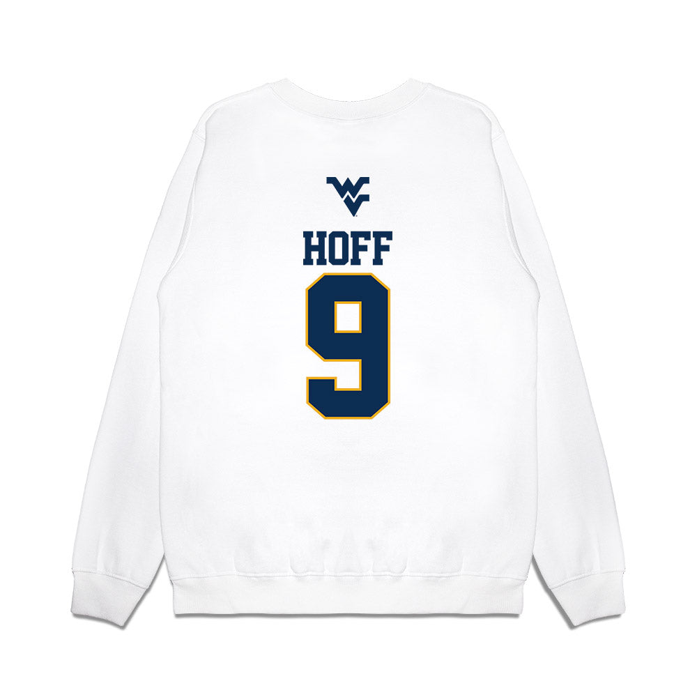 West Virginia - NCAA Baseball : Bryson Hoff - USA Raglan Premium Crewneck Sweatshirt-1