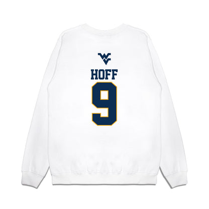 West Virginia - NCAA Baseball : Bryson Hoff - USA Raglan Premium Crewneck Sweatshirt-1