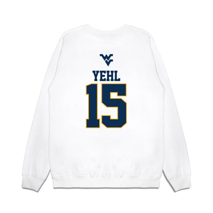 West Virginia - NCAA Baseball : Maxx Yehl - USA Raglan Premium Crewneck Sweatshirt-1