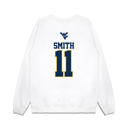 West Virginia - NCAA Baseball : Sean Smith - USA Raglan Premium Crewneck Sweatshirt-1