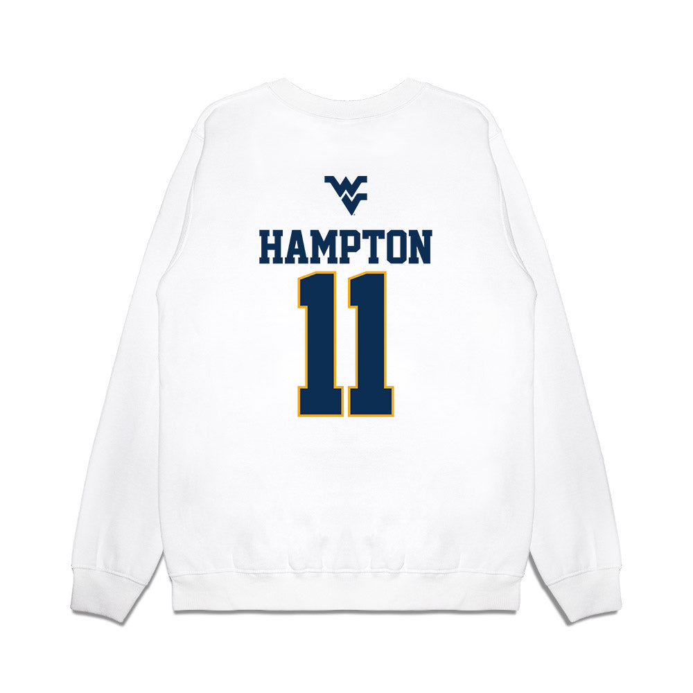 West Virginia - NCAA Baseball : Ben Hampton - USA Raglan Premium Crewneck Sweatshirt-1