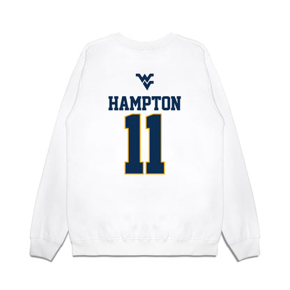 West Virginia - NCAA Baseball : Ben Hampton - USA Raglan Premium Crewneck Sweatshirt-1