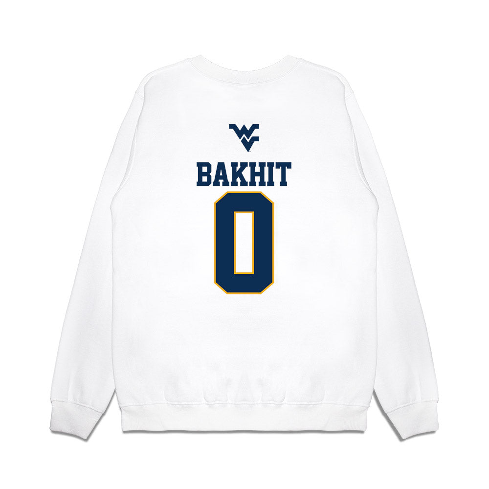 West Virginia - NCAA Baseball : Jaden Bakhit - USA Raglan Premium Crewneck Sweatshirt-1