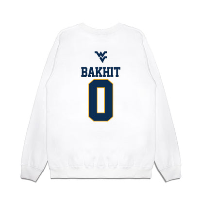 West Virginia - NCAA Baseball : Jaden Bakhit - USA Raglan Premium Crewneck Sweatshirt-1
