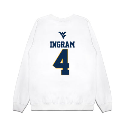 West Virginia - NCAA Baseball : Jackson Ingram - USA Raglan Premium Crewneck Sweatshirt-1