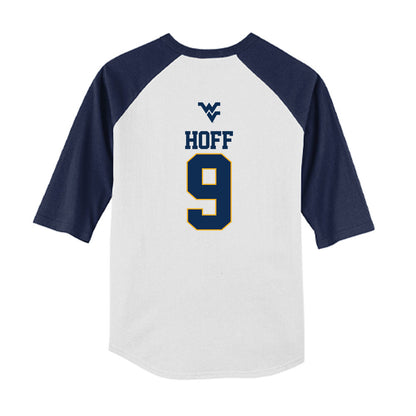 West Virginia - NCAA Baseball : Bryson Hoff - USA Raglan Youth Raglan T-Shirt-1