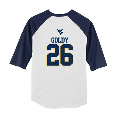 West Virginia - NCAA Baseball : Sean Goldy - USA Raglan Youth Raglan T-Shirt-1