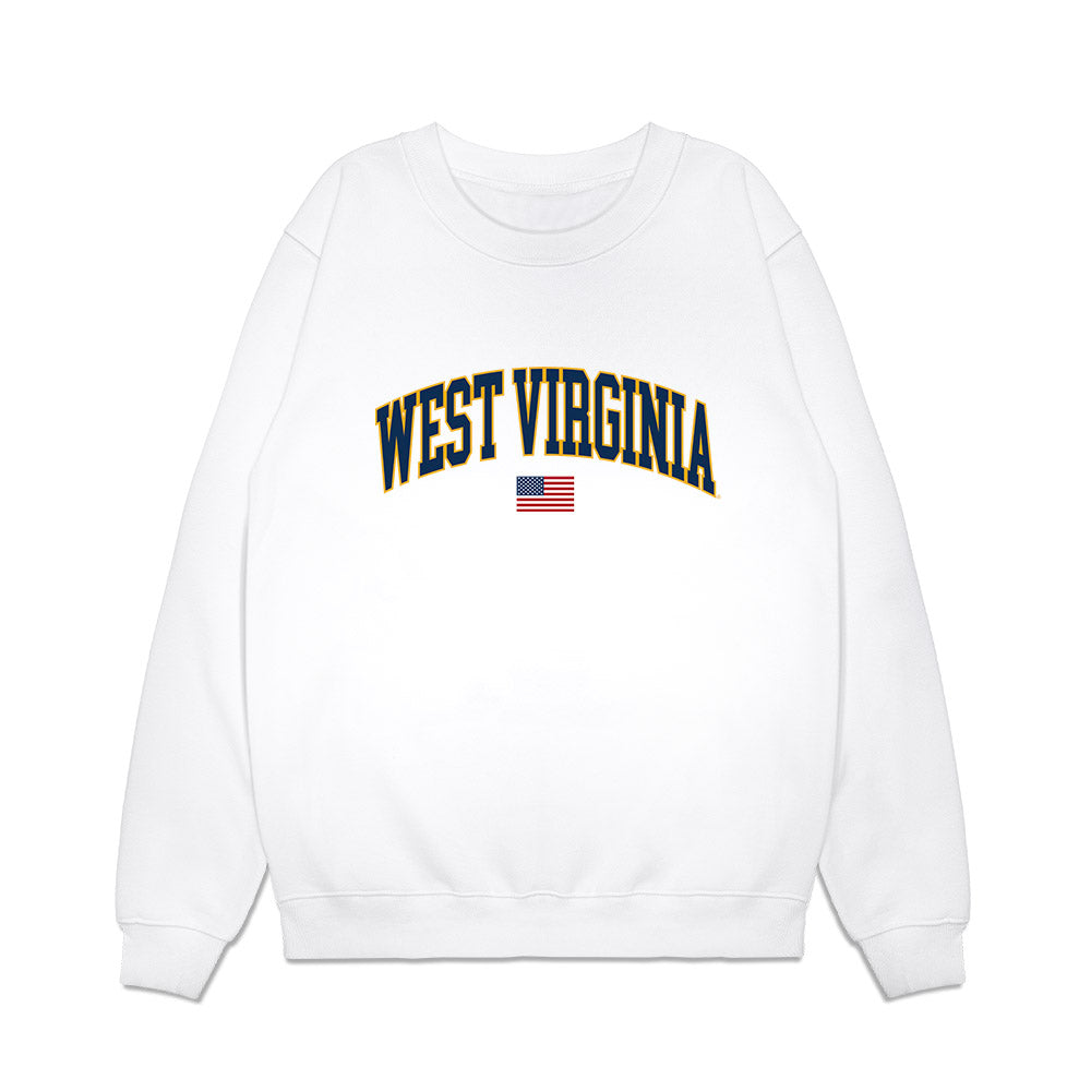 West Virginia - NCAA Baseball : Jackson Ingram - USA Raglan Premium Crewneck Sweatshirt-0