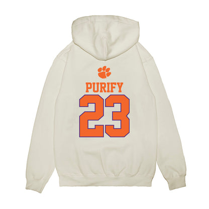 Clemson - NCAA Baseball : Jarren Purify - USA Raglan Premium Hooded Sweatshirt-1